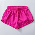 thumbnail image 6 of Girls Butterfly Shorts Casual 2 in 1 Zipper Pockets Girls Athletic Shorts High Waisted Drawstring Soccer Short Pants, 6 of 7
