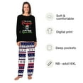 thumbnail image 2 of Hockey Matching Christmas Pajamas With Dog, Family Holiday Pj With Plus Sizes And Pockets, 2 of 7