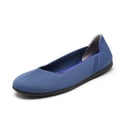 thumbnail image 4 of Zhabtuc Women's Knit Flats, Round Toe Knit Ballet Flats Shoes Navy Blue Size 7, 4 of 5
