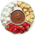 thumbnail image 5 of Chocolate Fondue Maker- Deluxe Electric Dessert Fountain Fondu Pot Set with 4 Forks and Party Serving Tray, 5 of 6