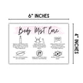 Body Mist Care Instruction Cards 30pk 4x6 Labels Warning How to Use ...