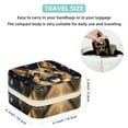 thumbnail image 5 of Collie Travel Portable Square Jewelry Organizer: Necklace Holder, Bracelet Holder, and More for Stylish Girls and Women, 5 of 6