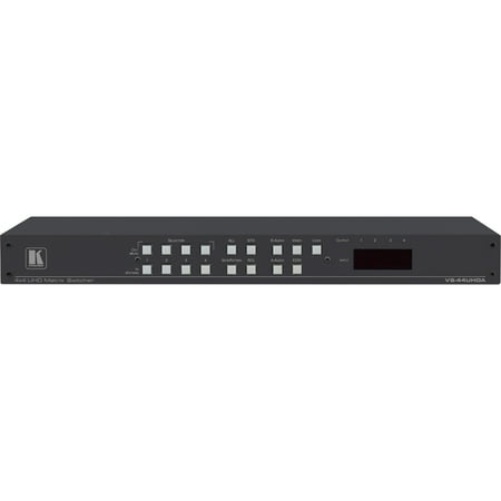 UPC: 7291063083328 | Kramer 4×4 4K60 4:2:0 HDMI Matrix Switcher with Audio Embedding/De-Embedding