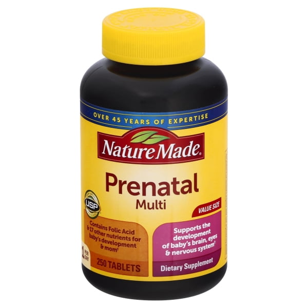 Nature Made Prenatal Multi, 250 Tablets