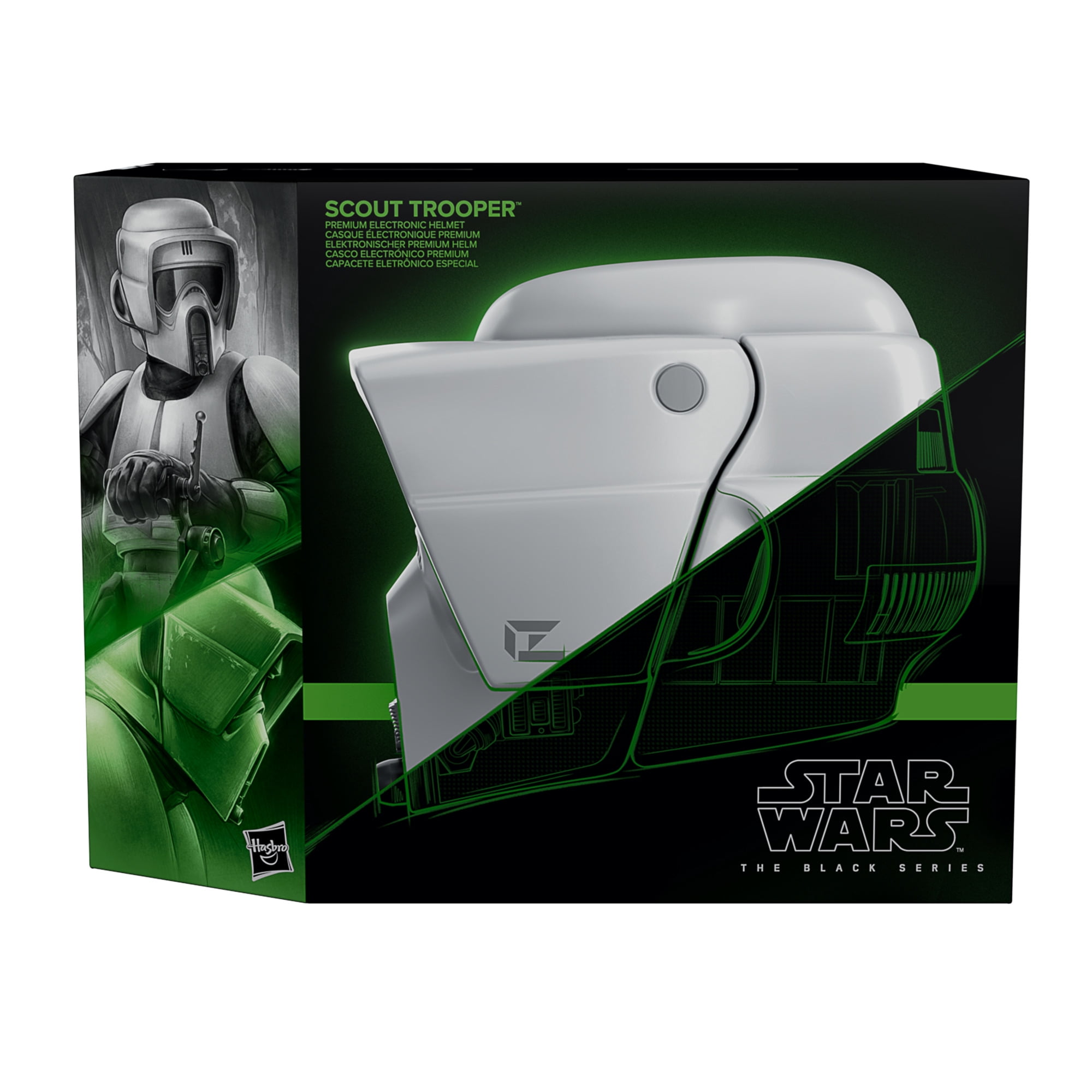 Star Wars The Black Series Scout Trooper Premium Electronic Roleplay Helmet