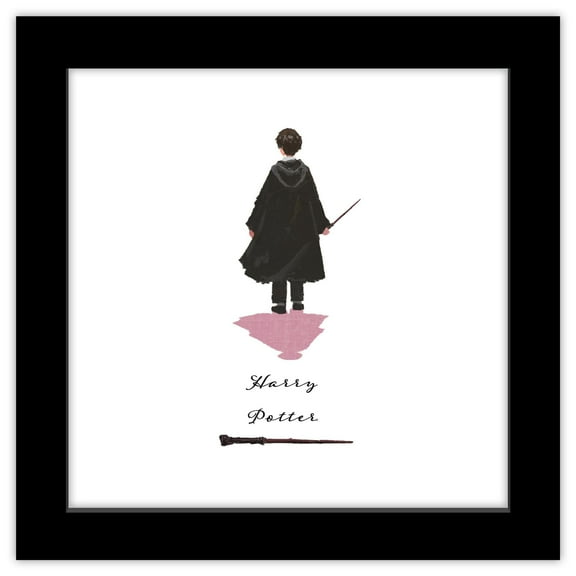 Gallery Pops Harry Potter - Looking Forward Harry Potter Wall Art, Black Framed Version, 12" x 12"