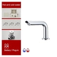 thumbnail image 2 of Sensor Basin Faucet Chrome Deck Mounted, Automatic Inflated Water Mixer Tap Tall Sink Faucets ELS8870 ,Versatile Features, 2 of 7