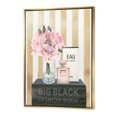 thumbnail image 1 of Glam & Fashion Parfum Boudoir III - Toile Encadrée Chic & Luxe, 1 of 3