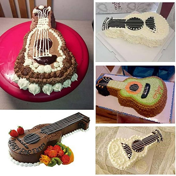 Guitar cake pans 2025