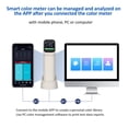 thumbnail image 2 of Colorimeter,Meter Auto Calibration Handheld Color Meter 3000mah Test Aperture Ips Auto Calibration Color Tester Color 6mm Color Meter Auto Calibration Color Difference Colorimeter Handheld Color, 2 of 7