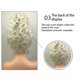 thumbnail image 4 of Vogacara Pelucas rizadas de decoración Natural de pelo falso Artificial para mujer, accesorios de vestir, accesorios para puesta en escena, fiesta de Cuidado del cabello Negro Vogacara CE014568-01, 4 of 6