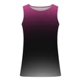 thumbnail image 5 of Tank Tops for Men Summer Sleeveless Gradient Muscle Basic T Shirts Workout Gym Bodybuilding Undershirts, 5 of 5