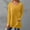 Yellow, variant on Baqcunre Women's Sweaters Womens Long Sleeve Sweatshirts Color Block Crewneck Sweaters Tunic Tops Crewneck Sweatshirts Womens Tops Army Green L