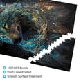 thumbnail image 3 of Naloa Artistic Light Dot Wolf、 Custom Puzzles Personalized Puzzle 1000 Pieces from Photo Custom Jigsaw Puzzle for Wedding, Graduation, (29.5×19.7in, Vertical), 3 of 9