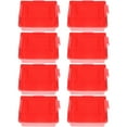 thumbnail image 5 of Gymnture Screws Organizer 8pcs Small Storage Bin Wall Mount Red, 5 of 10