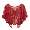 thumbnail image 1 of Guardurnaity Chal Flappers Chal De Los Años 20 Capa De Noche Con Lentejuelas Para Mujer Accesorios Chal De Mujer Con Lentejuelas Accesorios de disfraces B, 1 of 6