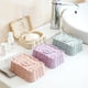 thumbnail image 5 of Ounissouiy Jabonera rosa, contenedor de almacenamiento de drenaje, caja de plástico con flores, utensilios de baño, bandeja de baño para ducha, Type5 NO5, 5 of 6