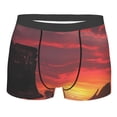 thumbnail image 4 of Goofa Sunset Western Desert Cowboy Printed Men's Boxer Briefs Underwear, Moisture-Wicking Underwear, Trunk,Soft and Breathable Cotton Underwear-Small, 4 of 9