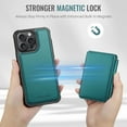 thumbnail image 5 of Dteck Wallet Case for iPhone 13,Luxury Leather Detachable Credit Card Holder Slot Magnetic Pocket Case RFID Blocking Shockproof Kickstandv Cover for iPhone 13,Blue, 5 of 10
