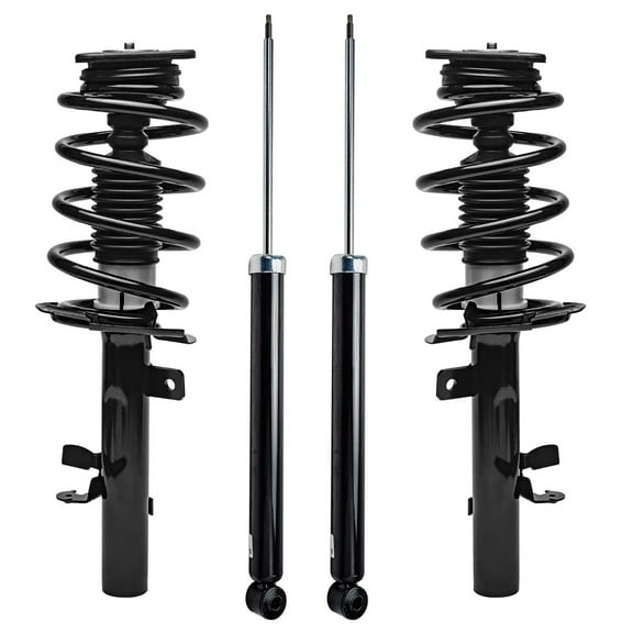 Detroit Axle - Front Struts w/Coil Spring Rear Shock Absorbers Replacement for 2014-2019 Ford Escape - 4pc Set