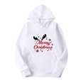 thumbnail image 1 of Sudadera con capucha para hombre, informal, con estampado navideño, de manga larga, tipo blusa, 1 of 5