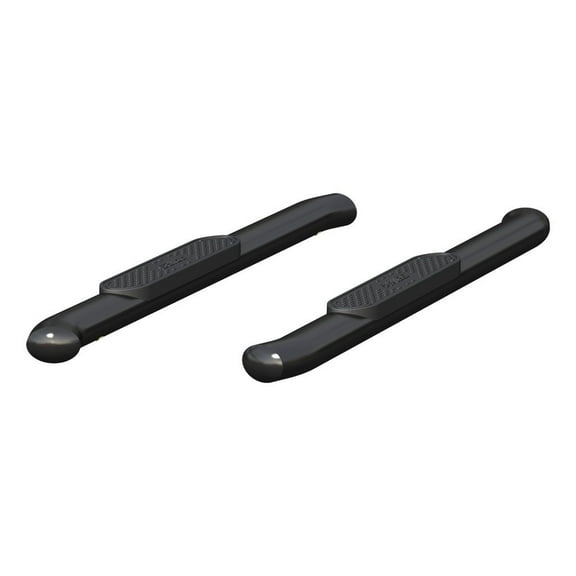 ARIES 4" Black Steel Oval Side Bars, Select Ford Bronco 2-Door Step Nerf Bar Kit