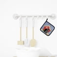 thumbnail image 3 of Dog House Collection Miniature Schanuzer Black Pair of Pot Holders, 3 of 3