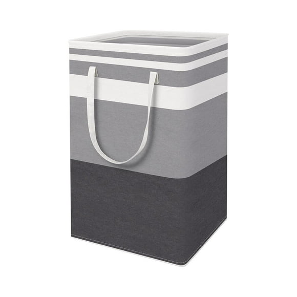 Aqestyerly Large Laundry Basket Freestanding Clothes Hamper with Handles for Dorm Family Toys Storage HWRETIE