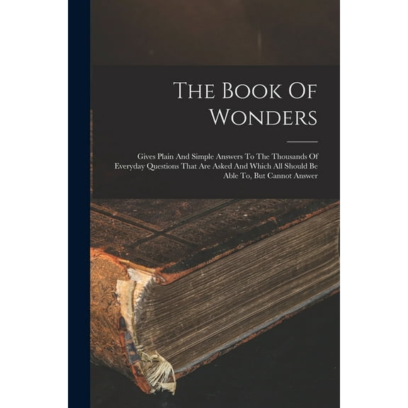 The Book Of Wonders (Paperback)