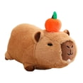 thumbnail image 4 of Lindo juguete de peluche de capibara, juguete de peluche de capibara con sonido y burbujas, cómodo, 20 centímetros, 4 of 9