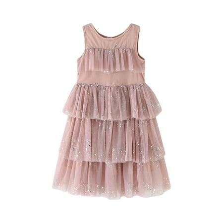

Toddler Girls Dress Summer Fashion Princess Dresses Kids Lovely Sweet Casual Dresses Tutu Mesh Skirt Baby Outwear