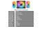 PANO-MOUNTS 120mm RGB Case Fans 12V Infinity Mirror Fan Quiet Gaming PC Computer LED CPU Cooler Chassis Fans With Adjustable Color Controlled By Remote 3-Pack White