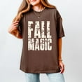 thumbnail image 6 of Fall Magic Block Distressed - Women's Heavyweight Graphic T-Shirt, 6 of 9