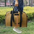 thumbnail image 3 of KAIYANG Bolsa de transporte de leña resistente para chimenea con asas y correa de seguridad para leña de camping en interiores, 3 of 5