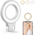 thumbnail image 1 of Clip on Ring Light, Kimwood Rechargeable 60 LED Selfie Ring Light for Phone, Laptop, Tablet (3 Models, 5 Level Brightness), 1 of 5