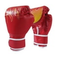 thumbnail image 4 of Vsenkes Boxing Gloves Fighting Gloves Sparring Gloves for Muay Thai Karate Grappling Red for Adults, 4 of 9