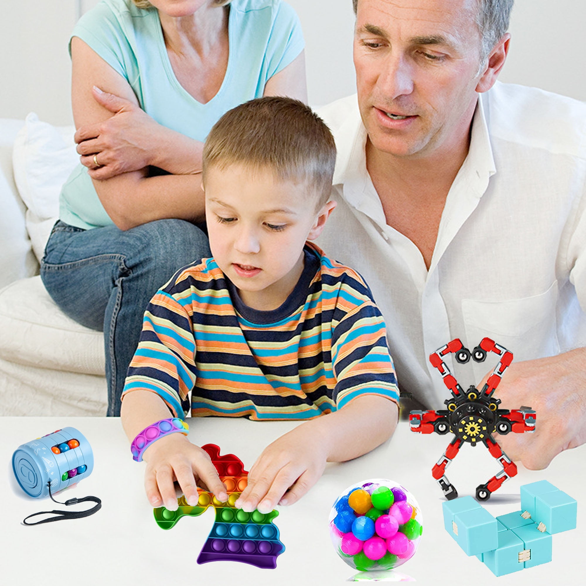 Hongyou 120-Piece Fidget Toys Party Favors Gifts for Kids, Adults