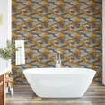 thumbnail image 6 of Ambesonne Waves Peel & Stick Wallpaper for Home, Abstract Hand-drawn Curves, 13"x72", Multicolor, 6 of 6