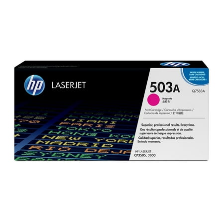 UPC: 0829160697420 | HP 503A (Q7583A) Toner Cartridge  Magenta