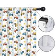 thumbnail image 4 of Blackout Kids Curtains,Cartoon Tractors Stars White Pattern Childrens Insulated Curtains Set Of 2,Bedroom Essentials,Toddler Room Decor 42"x54", 4 of 5