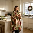 thumbnail image 5 of Fmbmuo Christmas Wreath Printed Throw Blanket , Gift Soft Cozy Warm Decorative , For Sofa Couch Bed Home Holiday Decoration, 5 of 7