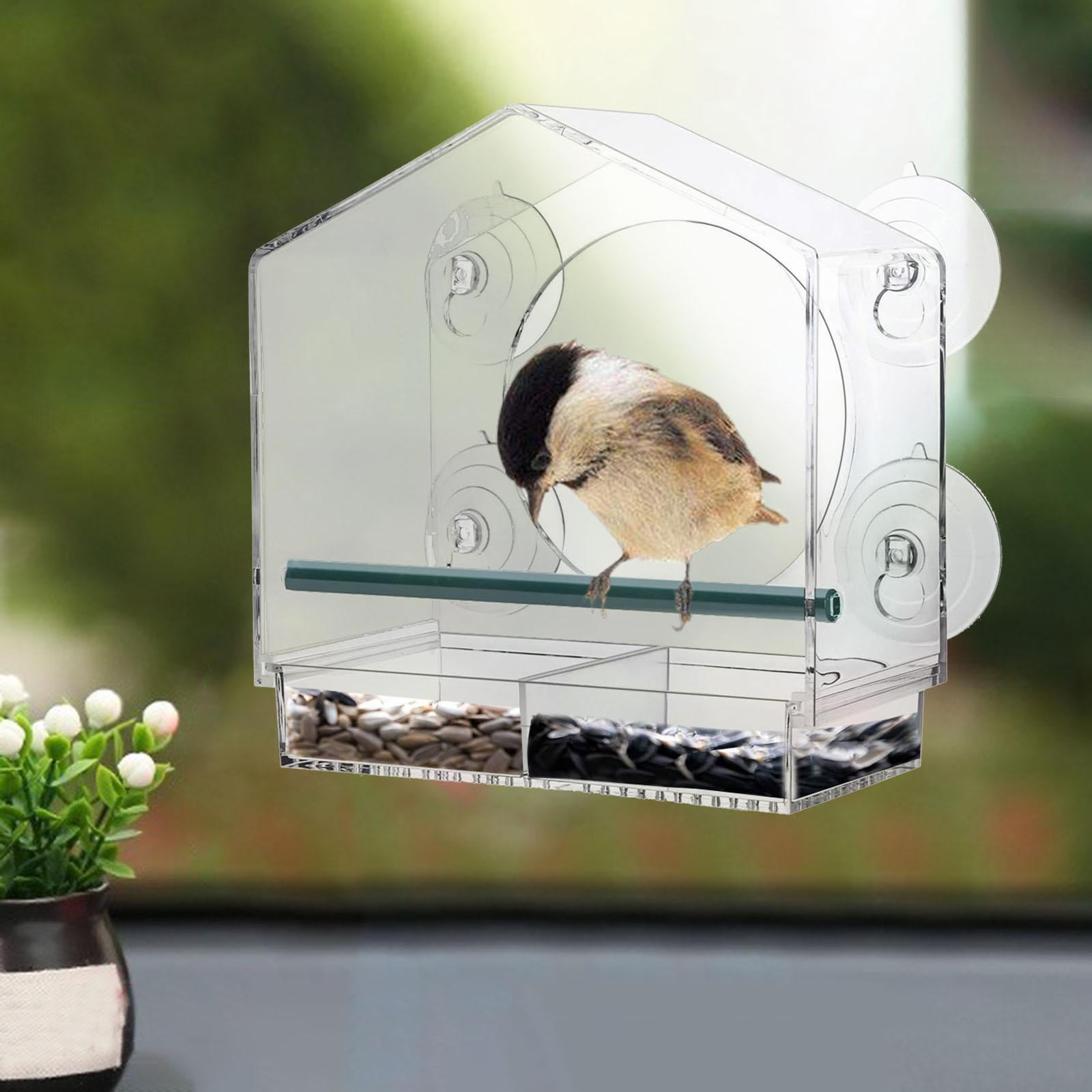 Feeder Parrot Seed Tray Pet Bowl Hanging for Parakeet Finch