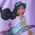 thumbnail image 4 of Disney Princess Girls 2 Pcs Jasmine Graphic Ruffle Top with Leggings Bike Shorts Outfits Sets Toddler Kids 4-5T, 4 of 9