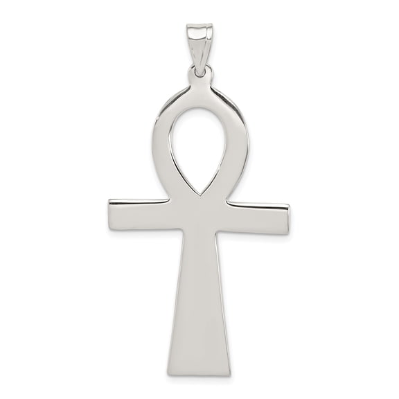 Beautiful Sterling Silver Ankh Cross Pendant