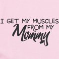 thumbnail image 2 of CafePress - I Get My Muscles From My Mommy Infant Bodysuit - Baby Light Bodysuit, Size Newborn - 24 Months, 2 of 4