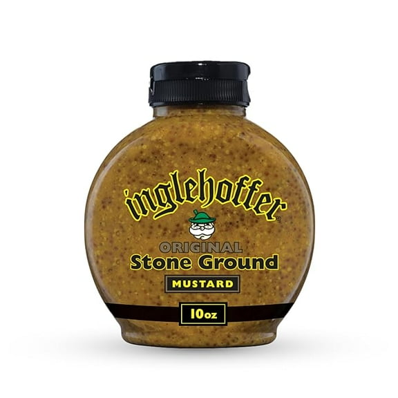 Inglehoffer Original Stone Ground Mustard, 10 oz Squeeze Bottle