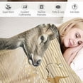 thumbnail image 3 of Orinice Deer Antlers Bird Warm Lightweight Blanket Soft Fleece Blankets for All Seasons - Perfect Decorative Gift for Living Rooms, Sofas, and Offices - Multiple Sizes Available 40x50in, 3 of 6