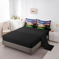 thumbnail image 3 of Fireworks Bed in a Bag King Size Comforter Set 7 Pieces,Ball Field Game Activity Player Field Bedding Sets Competitive Games Teamwork Sheet Set with Comforter, 3 of 5