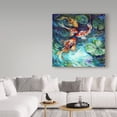 thumbnail image 3 of Marcia Baldwin 'Dancing Colors Koi' Canvas Art, 3 of 4