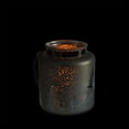 thumbnail image 4 of 9.5" Reindeer & Tree Silhouette Mercury Glass Decorative Christmas Pillar Candle Holder with Handle, 4 of 4